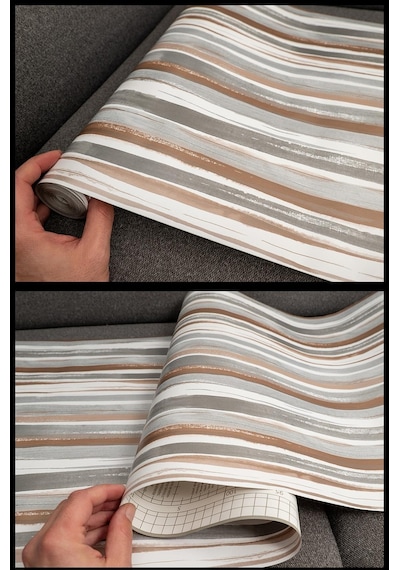 Desenli Kendiliginden Yapışkanlı Kaplama Folyosu 45 Cm X 1 Mt Elf122