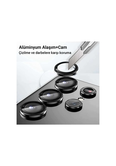 Galaxy A24 4g Valdez Metal Kamera Lens - Gümüş Diğer