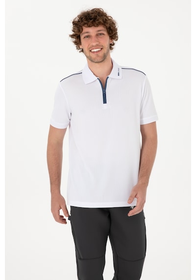 U.S. Polo Assn. Erkek Regular Fit Polo Yaka Beyaz Tişört 50299560-VR013