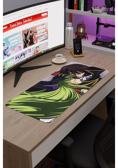 Code Geass Anime V2 - 70x30 Xl Gaming Kauçuk Kaymaz Taban Mouse Pad Fare Altlığı