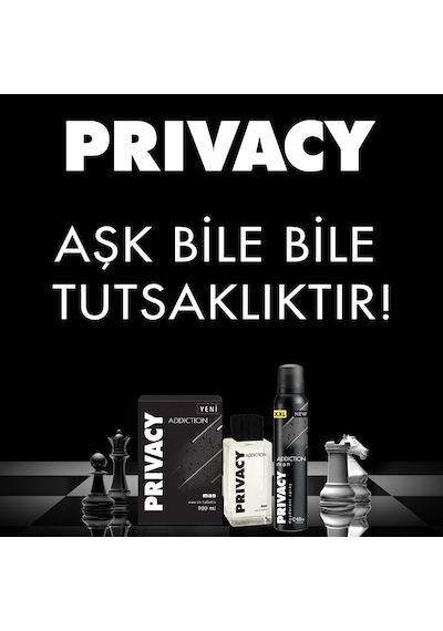 Privacy Addiction Man Deodorant 4x200 Ml