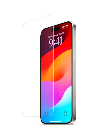 Apple iPhone 15 Pro Max Uyumlu Antistatik Tam Kaplayan Ekran Koruyucu