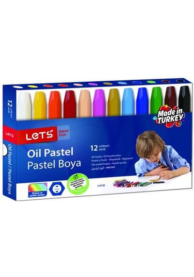 Lets 12 Renk Pastel Boya L6120
