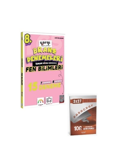 Ders Arkadaşım 2027 8. Sınıf Fen Bilimleri 15 Branş Denemeleri+ Anla Kazan Paragraf
