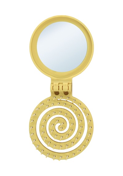 Proco Beauty Makaron Saç Fırçası-üç Boyutlu 3d Esnek Aynalı Çanta Boy Saç Fırçası-compact Detangler 52392550