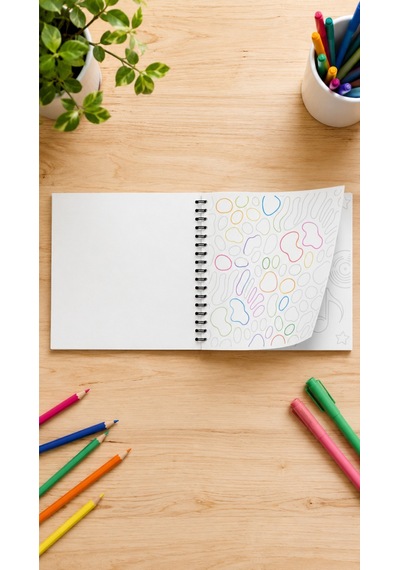 Easy Shape Patterns Trace Sketch Color Boyama Kitabı 20x20 Cm 30 Görsel
