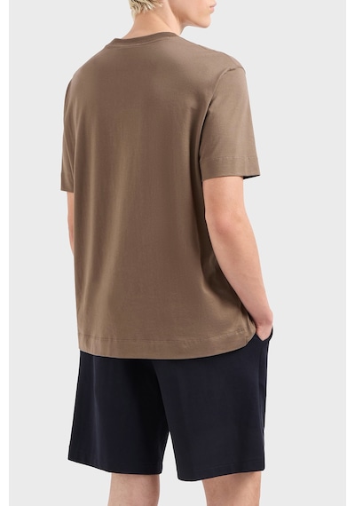 Emporio Armani Erkek T Shirt Em001068 Af12926 U6195 Kahve Kahve