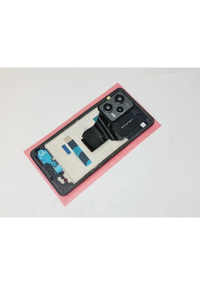 Xiaomi Redmi Note 12 Pro -5g- Full Kasa Arka Kapak Batarya Kapağı - Siyah Çok Renkli