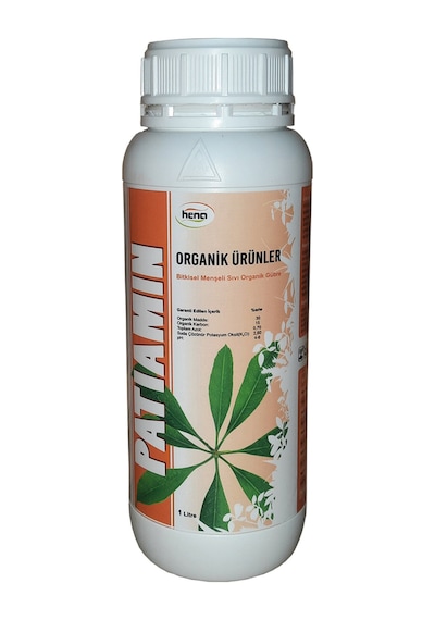 Patiamin Bitkisel Menşeli Sıvı Organik Gübre Fulvik Asit 1litre