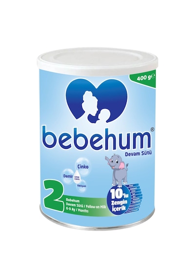 Bebehum 2 Numara Teneke Devam Sütü 6-9 Ay 400 gr