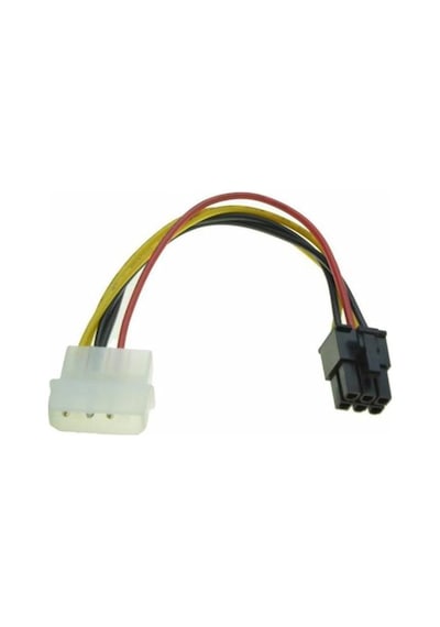 6 Pin 4 Pin Molex Ekran Karti Kablosu Power Pci-E Express 20Cm