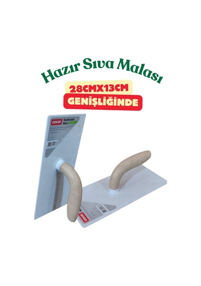 280mm X 128mm Plastik Kaleterasit Malası - Dış Cephe Hazır Sıva Malası 28x13 Cm