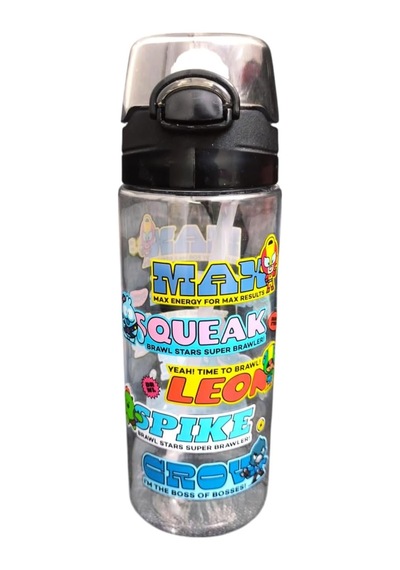 Brawl Stars Max Squeak Leon Spike Crow 500 Ml Matara Suluk Süper Kalite Siyah