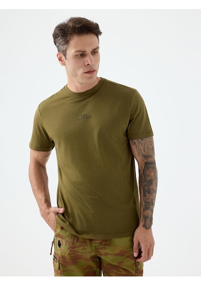 LOFT Regular Fit Erkek Tshirt K.kol Lf2038728 Q1.v1 Haki
