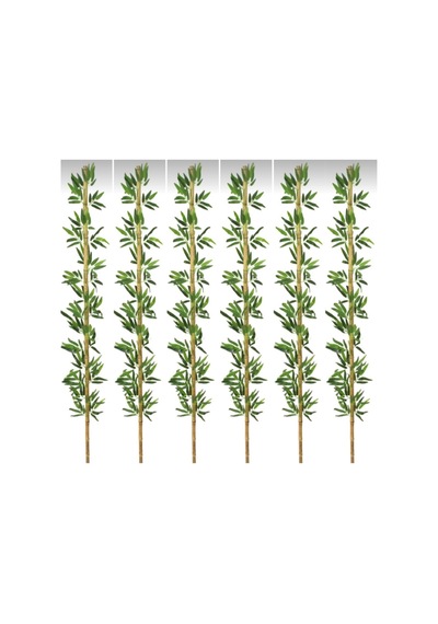 Rüzgar Yapay Çiçekçilik 2metre 6 Adet Bambu Yeşil