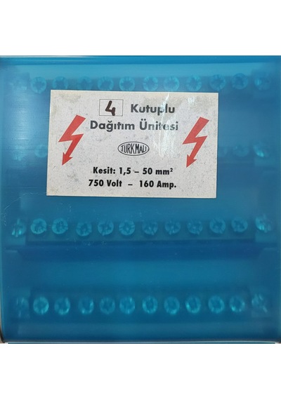 Çet-san 4 Kutuplu 10x15 Mm Kesit 160 Amper Dağıtıcı Ünite