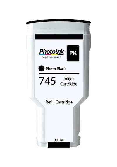 Hp 745xl - F9k04a Foto Siyah Uyumlu, Yüksek Kapasiteli Kartuş 300ml
