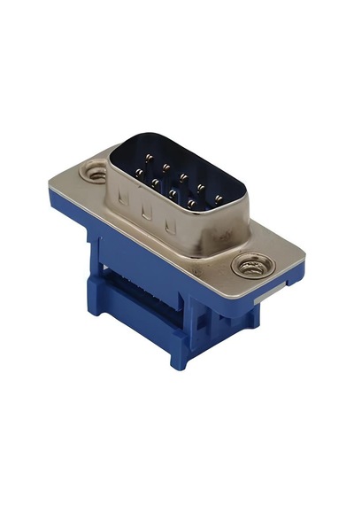 9 Pin Flat Kablo Tip Erkek D-sub Konnektör 10 Adet