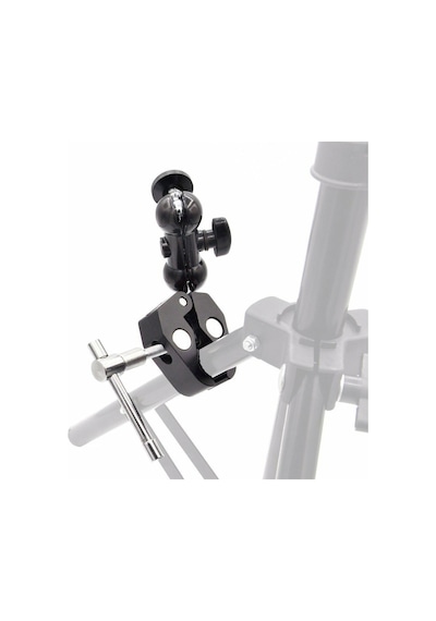 Ayex Dual Ball Heads Magic Arm + Super Crab Clamp Kelepçe
