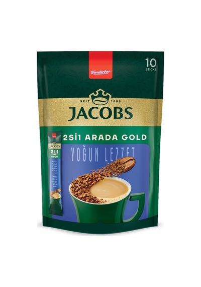 Jacobs Gold 2'si 1 Arada Yoğun Lezzet 10 X 13 G. - 7 Adet Tarı Çözünebilir