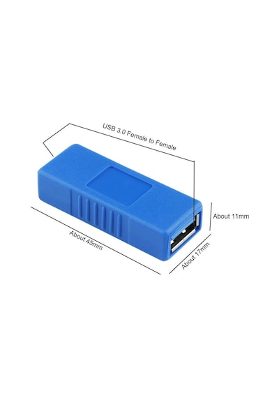 USB 3.0 Dişi - Dişi Ek Çevirici Dönüştürücü Ara Aparat Adaptör