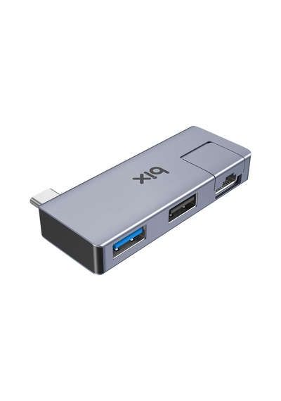 Bx21hb Type-c To Usb 3.2 Usb 2.0 Rj45 Dönüştürücü Adaptör Hub