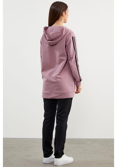 Sementa Kapüşonlu Oversize Eşofman Takım - Lila 001