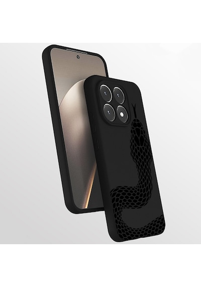 Xiaomi Mi 15t Pro İle Uyumlu Premier Kalite Özel Üretim Baskılı Silikon Telefon Kılıfı Bc 9 Siyah