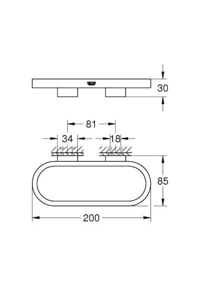 Grohe Selection Halka Havluluk 41035gn0 Altın