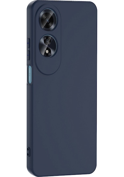 Oppo A60 Uyumlu Zore Mara Lansman Kapak-koyu Mor Koyu Mor