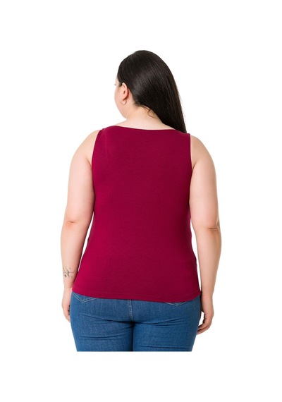 Disentis Büyük Beden Askılı Yarım Astarlı Viskon Bordo Body-bordo Bordo