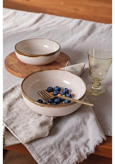 Keramika Straw Kera Salata Kasesi 18 Cm 2 Adet