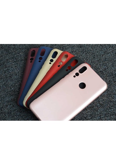 Huawei Y9 Prime 2019 Kılıf Zore Premier Silikon Kapak Lacivert
