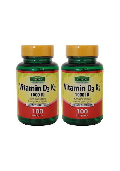 Vitapol Vitamin D3 Vitamin K2 2 Adet 100 Softgel D Vitamini K Vit