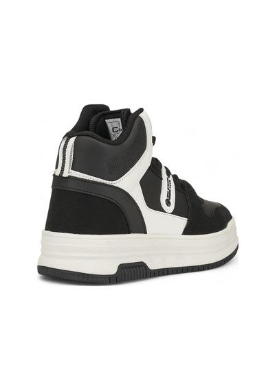 Tuğba Ortopedi 5972 Genç Bilekli Sneaker Siyah/Beyaz Siyah - Beyaz