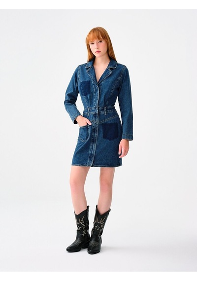 LOFT Slim Fit Kadın Elbise Lf2037322 Q1.v1 Denim