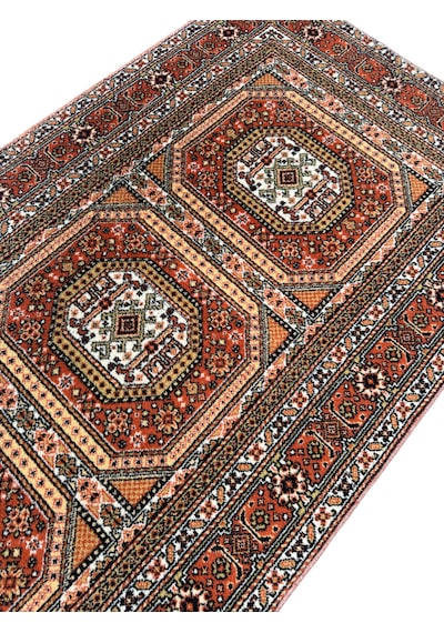 Saray Halı Klasik Yolluk 412-g 72x270 Kiremit Krem %100 Yün Yolluk Kiremit