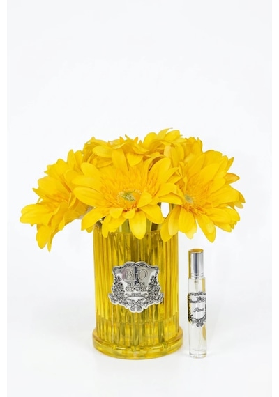 Renkli Vazo Silver Gerbera 8 Li Çiçek 47957776