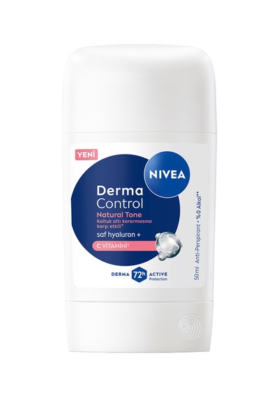 4 Adet Nıvea Kadın Stick Deodorant Derma Control Natural Tone Koltuk Altı Kararmasına Karşı 50 Ml