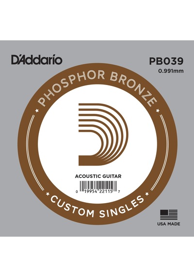 Akustik Tek Tel, Phosphor Bronze Wound, La , 5li