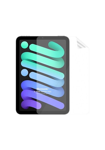Microsonic Apple Uyumlu iPad  Mini 7 A2993-a2995 Paper Feel Kağıt Dokulu Mat Ekran Koruyucu