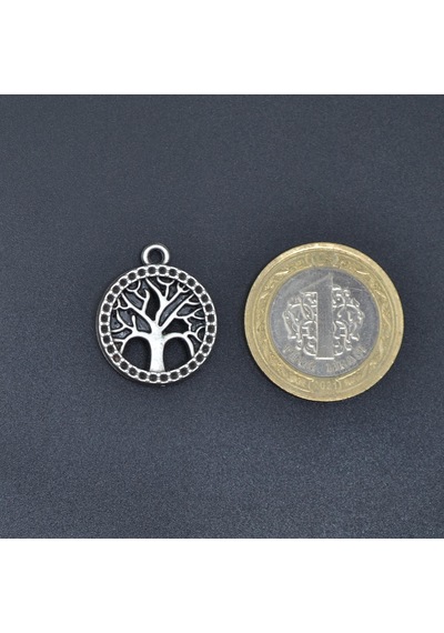 Minimal Yaşam Ağacı Zincir Kolye Gümüş Kaplama Erkek Kadın Kolye Çok REnkli
