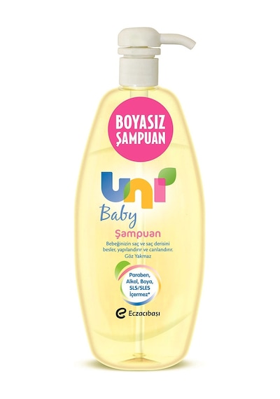 Uni Baby Boyasız Bebek Saç Şampuanı 900 ML