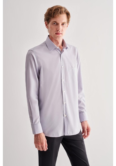 İmza Gri Sert Yaka Uzun Kol Easy To Iron Comfort Fit Pamuklu Gömlek 1004255182 Gri İmza Gri Sert Yaka Uzun Kol Easy To Iron Comfort Fit Pamuklu Gömlek 1004255182 Gri