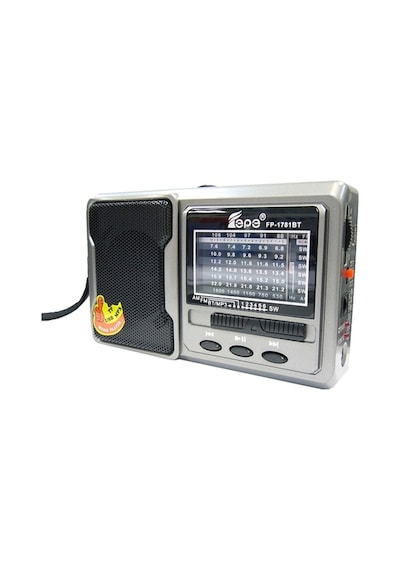 Fepe FP-1781BT FM Radyolu Bluetoothlu Şarjlı Cep Radyosu + El Feneri