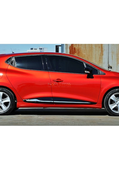 Renault Clio 4 Yan Ek Sport Model Marşpiyel Plastik Boyasız 2012-