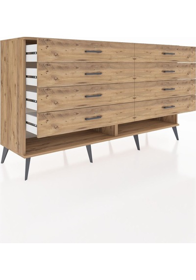 Hyperion Konsol 8 Çekmeceli 176x44x99 Çam-çam Çam-çam Hyperion Konsol 8 Çekmeceli 176x44x99 Çam-çam Çam-çam