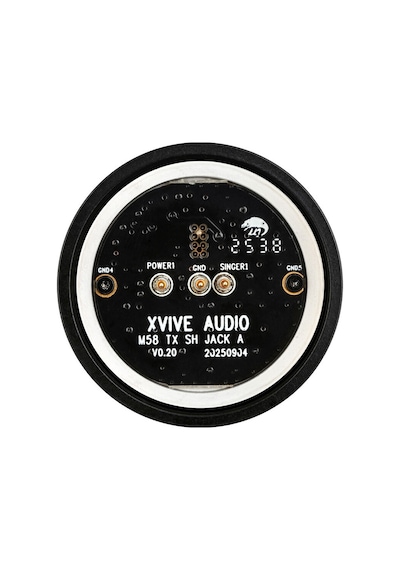 Xvive Audio Sennheiser Kapsül Shure Tipi Kablosuz Verici Adaptörü Siyah