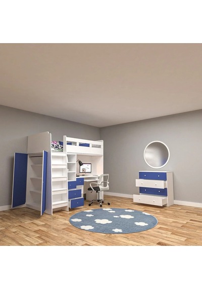 Negroo Genç Odası Takımı Mdf Sis Gri Negroo Genç Odası Takımı Mdf Sis Gri