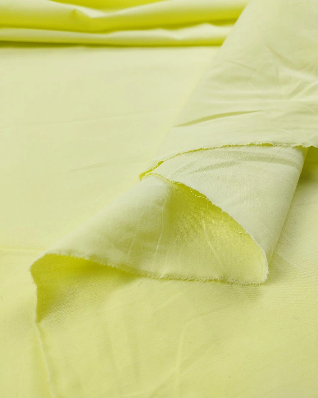 Poplin Benzeri İnce Pamuklu Dokuma Yumuşak Limon Sarısıen: 150 Cm-1824 Renkli